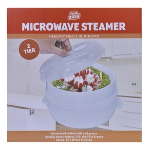 Cook Easy 2 Tier Microwave Steamer