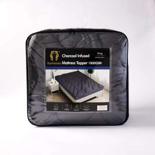 Ramesses 1000 GSM Charcoal Infused Mattress Topper Queen