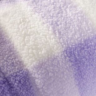 Bas Phillips Golden Fleece 430 gsm Printed Blanket Lilac Queen