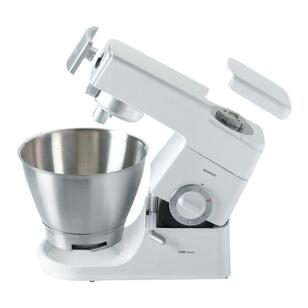 Kenwood Classic Chef 4.6L Mixer in White with Silver Trim KM336