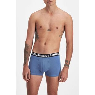 Bonds Men's Everyday Trunk 3 Pack Blue Stripe