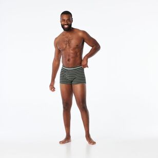 Underworks Men's Fly Front Trunk 3 Pack Charcoal