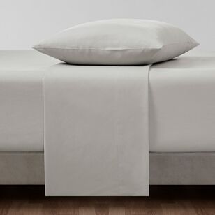 Soren 100% Recycled Microfibre Sheet Set Silver