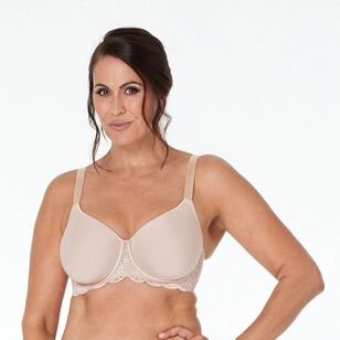 Fayreform Women's Lace Perfect Contour Bra Latte