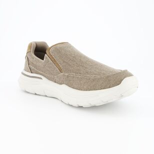 JC Lanyon Men's Bassett Casual Slip On Taupe