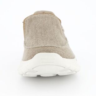 JC Lanyon Men's Bassett Casual Slip On Taupe