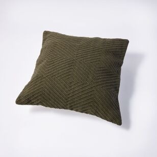 Shaynna Blaze Langton Cushion Dark Olive 50 x 50 cm