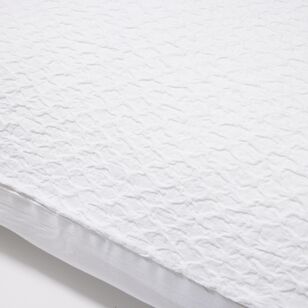 Shaynna Blaze Richmond Cotton Jacquard Bed Cushion White