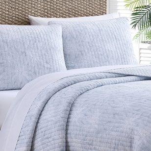 Tommy Bahama Makena 3 Piece Coverlet Set Blue King