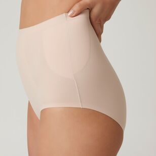 Sash & Rose Women's Smooth Invisi Hi Waist Brief Nude