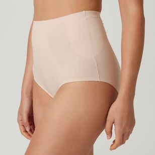 Sash & Rose Women's Smooth Invisi Hi Waist Brief Nude