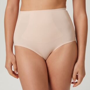 Sash & Rose Women's Smooth Invisi Hi Waist Brief Nude