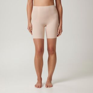 Sash & Rose Women's Smooth Invisi High Waist Short Nude