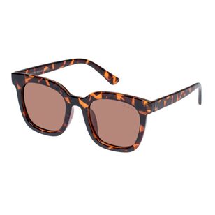 Cancer Council Women's Enviro Square Sunglasses Tort & Brown