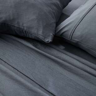 Soren Soft Touch Microfibre Sheet Set Charcoal