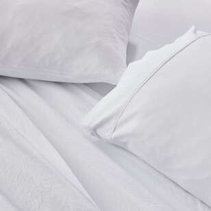 Soren Soft Touch Microfibre Sheet Set White