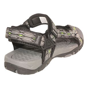 Slatters Men's Riptide Adjustable Sandal Grey 44