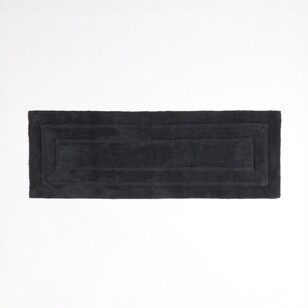 Elysian Tufted Large Bath Mat Charcoal