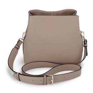 Madison Joanie 3 Compartment Crossbody Bag Taupe