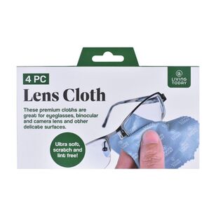 Living Today 4 Piece Eyeglasses Polishing Cloths