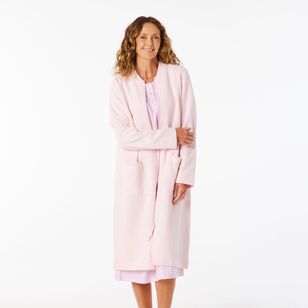 Sash & Rose Women's Quilted Zip Gown Pink