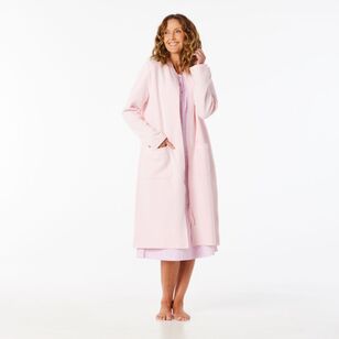 Sash & Rose Women's Quilted Zip Gown Pink