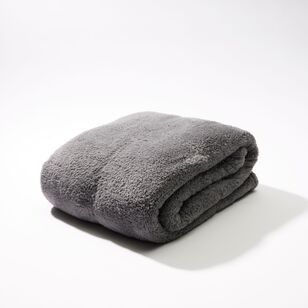 Soren Teddy Blanket Slate