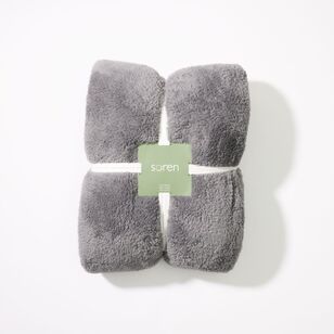 Soren Teddy Blanket Slate