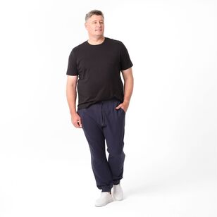 West Cape Classic Men's Gilroy Cotton Rich Trackpant with Piping Navy & Black