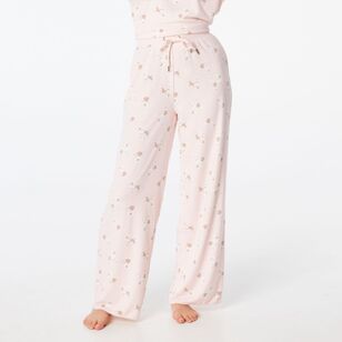 Sash & Rose Women's Supersoft Long Pant Pink