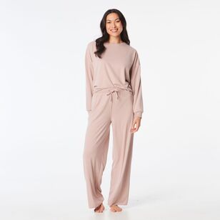 Sash & Rose Women's Supersoft Long Pant Taupe