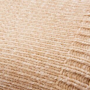 Elysian Coco Chenille Throw Cream 130 x 170 cm