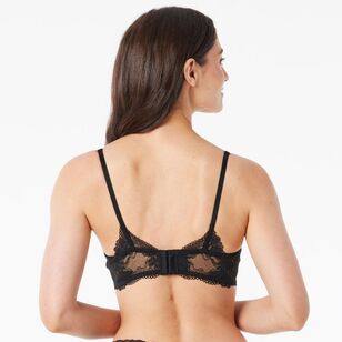 Sash & Rose Women's Lani Lace Contour Bra Black