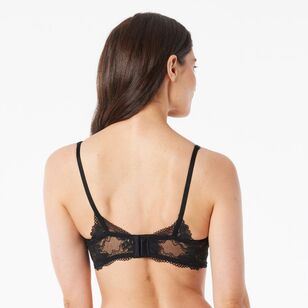 Sash & Rose Women's Lani Lace Contour Bra Black