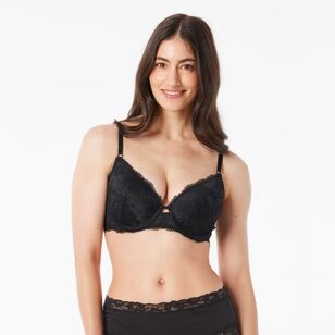 Sash & Rose Women's Lani Lace Contour Bra Black