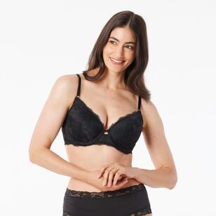 Sash & Rose Women's Lani Lace Contour Bra Black