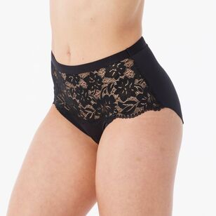 Sash & Rose Women's Emily Full Brief Black