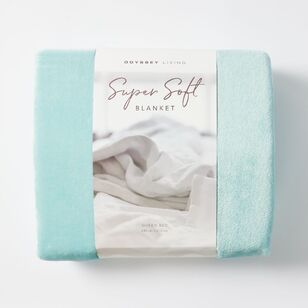 Odyssey Living Super Soft Blanket Duck Egg