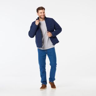 JC Lanyon Men's Cardrona Classic Puffer Jacket Navy