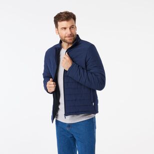 JC Lanyon Men's Cardrona Classic Puffer Jacket Navy