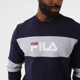 FILA Men's Richard Cotton Fleece New Navy