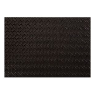 Maxwell & Williams Table Accents 43 x 30 cm Leather Look Placemat Black Plait