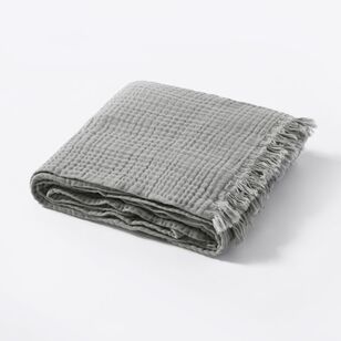 Dri Glo Aria Throw Grey 130 x 170 cm