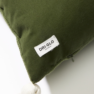 Dri Glo Quinn Knitted Cushion Olive