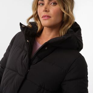 Khoko Collection Women's Puffer Jacket Black