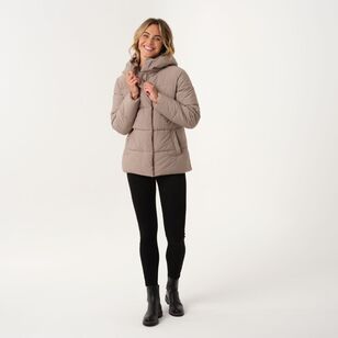 Khoko Collection Women's Puffer Jacket Mushroom