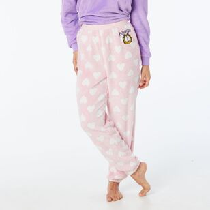 Paramount Women's Garfield Sleep Fleece Jogger Pink