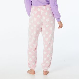 Paramount Women's Garfield Sleep Fleece Jogger Pink