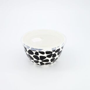 Soren Lunch 16 cm Bowls Petals Black