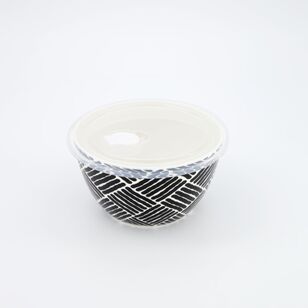 Soren Lunch 16 cm Bowls Basket Weave Black